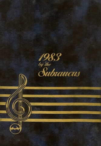 Yearbook cover (1983 Subraucus)