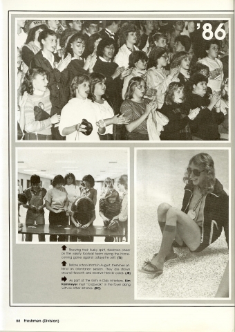 HHS Freshman class of 86 - page 1 (1983 Subraucus)