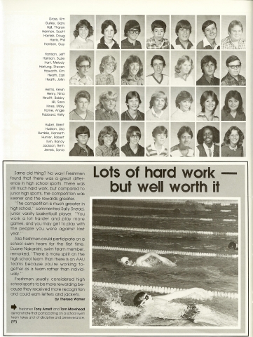HHS Freshman class of 86 - page 5 (1983 Subraucus)